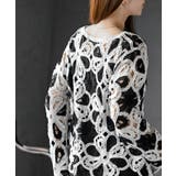 カギ針花柄プルオーバー | rps | 詳細画像15 