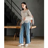 カギ針花柄プルオーバー | rps | 詳細画像2 