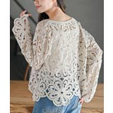 カギ針花柄プルオーバー | rps | 詳細画像8 