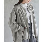 グレー | 裾ドロストブルゾンシャツ | rps