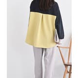 ダブルジップポケット配色ブラウス | rps | 詳細画像18