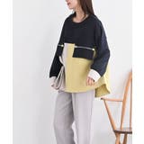 ダブルジップポケット配色ブラウス | rps | 詳細画像19