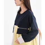 ダブルジップポケット配色ブラウス | rps | 詳細画像22