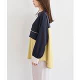 ダブルジップポケット配色ブラウス | rps | 詳細画像24