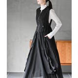 フロントジップティアードジレワンピース | rps | 詳細画像10 