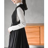 フロントジップティアードジレワンピース | rps | 詳細画像13 