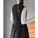 フロントジップティアードジレワンピース | rps | 詳細画像14 