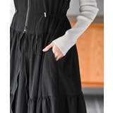 フロントジップティアードジレワンピース | rps | 詳細画像16 