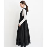 フロントジップティアードジレワンピース | rps | 詳細画像17 