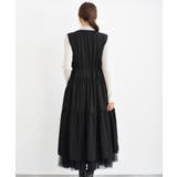 フロントジップティアードジレワンピース | rps | 詳細画像18 