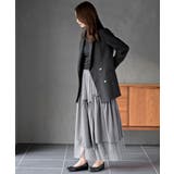 ランダムティアードチュールロングスカート | rps | 詳細画像10 