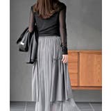 ランダムティアードチュールロングスカート | rps | 詳細画像4 