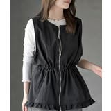 ナイロン裾フリルＺＩＰベスト | rps | 詳細画像1 