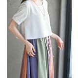 カラフルパッチワークドッキングワンピース | rps | 詳細画像8 