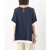 ふちどり配色ブラウス | rps | 詳細画像27 