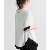 ふちどり配色ブラウス | rps | 詳細画像9 