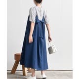 ＢＡＣＫリボンデニムキャミワンピース | rps | 詳細画像4 