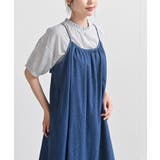 ＢＡＣＫリボンデニムキャミワンピース | rps | 詳細画像9 