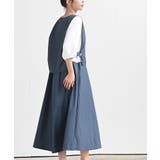 ベストレイヤー風６分袖ドッキングワンピース | rps | 詳細画像21 
