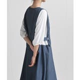 ベストレイヤー風６分袖ドッキングワンピース | rps | 詳細画像25 