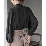 多釦ハイネックブラウス | rps | 詳細画像19 