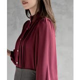 多釦ハイネックブラウス | rps | 詳細画像27 