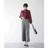 多釦ハイネックブラウス | rps | 詳細画像30 