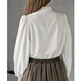 多釦ハイネックブラウス | rps | 詳細画像8 