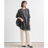 ピーチ起毛リブ使いゆったりチュニック | rps | 詳細画像10