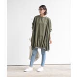 ピーチ起毛リブ使いゆったりチュニック | rps | 詳細画像2