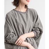 ピーチ起毛リブ使いゆったりチュニック | rps | 詳細画像22