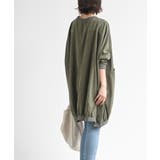 ピーチ起毛リブ使いゆったりチュニック | rps | 詳細画像4