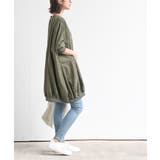 ピーチ起毛リブ使いゆったりチュニック | rps | 詳細画像5