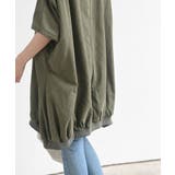 ピーチ起毛リブ使いゆったりチュニック | rps | 詳細画像8