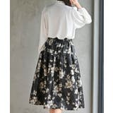 フラワージャガードフレアースカート | rps | 詳細画像13 