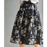 フラワージャガードフレアースカート | rps | 詳細画像15 