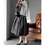 フラワージャガードフレアースカート | rps | 詳細画像3 