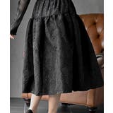 フラワージャガードフレアースカート | rps | 詳細画像7 