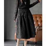 フラワージャガードフレアースカート | rps | 詳細画像8 