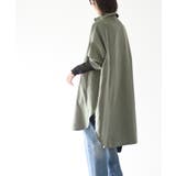 ピーチ起毛ドルマンシャツワンピース | rps | 詳細画像6 