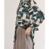 アソートプリントバンドカラーチュニックブラウス | rps | 詳細画像19 