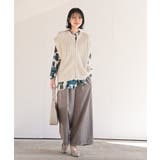 アソートプリントバンドカラーチュニックブラウス | rps | 詳細画像20 