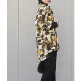 アソートプリントバンドカラーチュニックブラウス | rps | 詳細画像22 