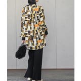 アソートプリントバンドカラーチュニックブラウス | rps | 詳細画像23 