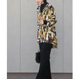 アソートプリントバンドカラーチュニックブラウス | rps | 詳細画像24 