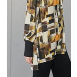 アソートプリントバンドカラーチュニックブラウス | rps | 詳細画像28 