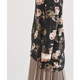 アソートプリントバンドカラーチュニックブラウス | rps | 詳細画像9 