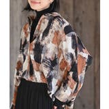 アソートプリントタックブラウス | rps | 詳細画像1 