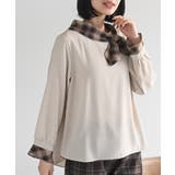 ベージュ | リボンネックブラウス | rps