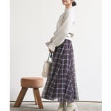 チェックチュールたっぷりフレアースカート | rps | 詳細画像13 